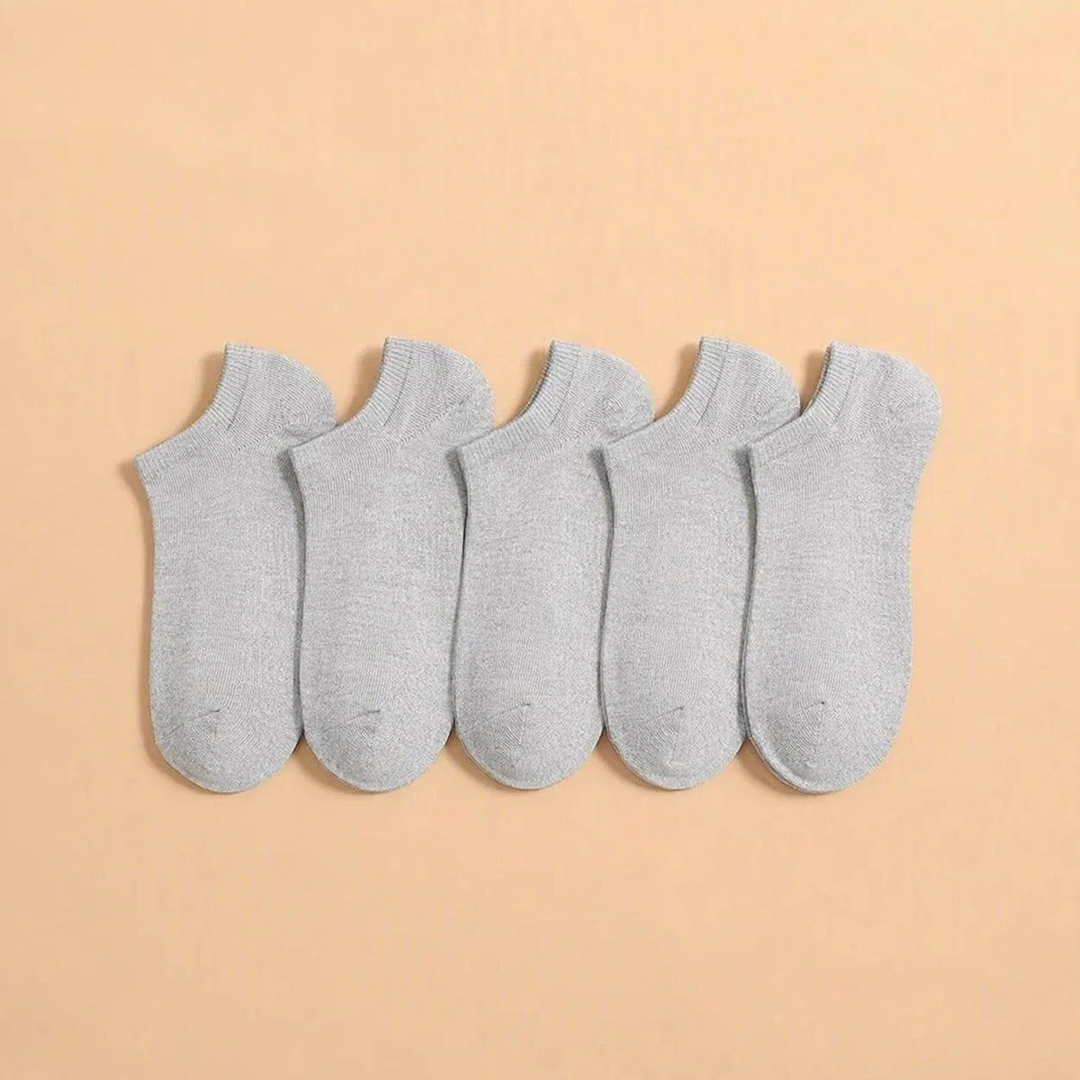 1/3/10Pairs Men's Ankle Socks Soft Breathable Stretchy Solid