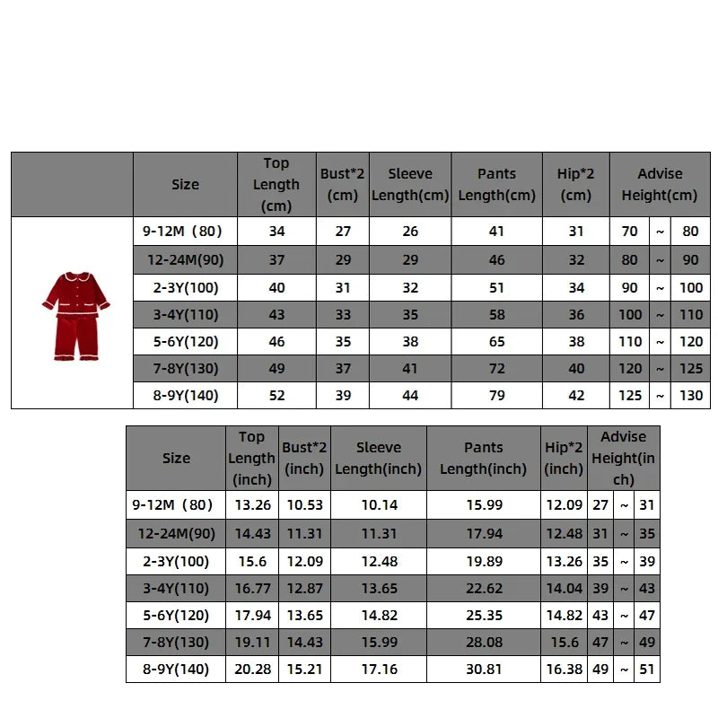 Luxury Velvet Family Christmas Pyjamas
