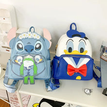 Load image into Gallery viewer, Disney cartoon Mary Cat Kids Backpack Donald duck Schoolbag