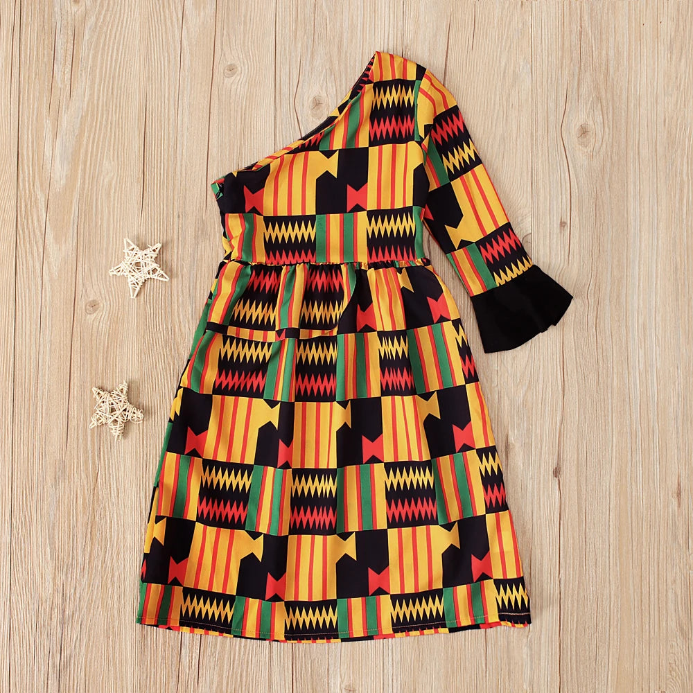 African Bohemian Girls' Dress | Traditional Wear