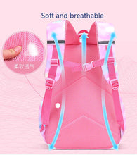 Load image into Gallery viewer, Children Girl Backpack School Bag Pink For Kid Child Teenage