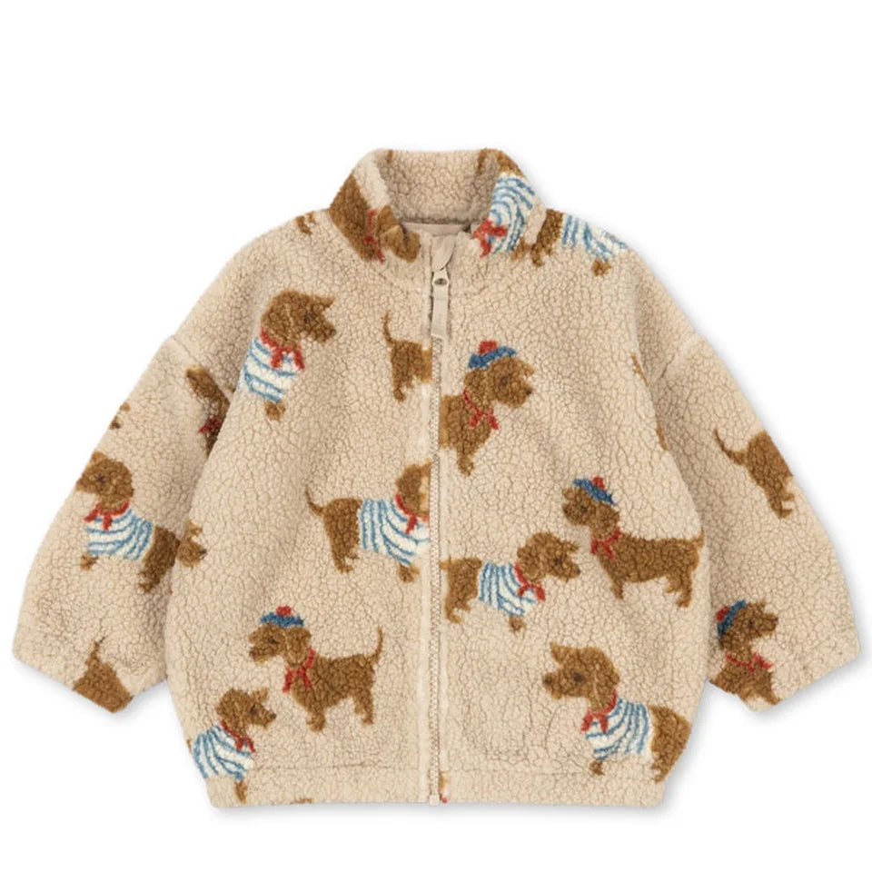 2026 KS Winter Baby Boys Lambswool Cherry Jackets Autumn Kid