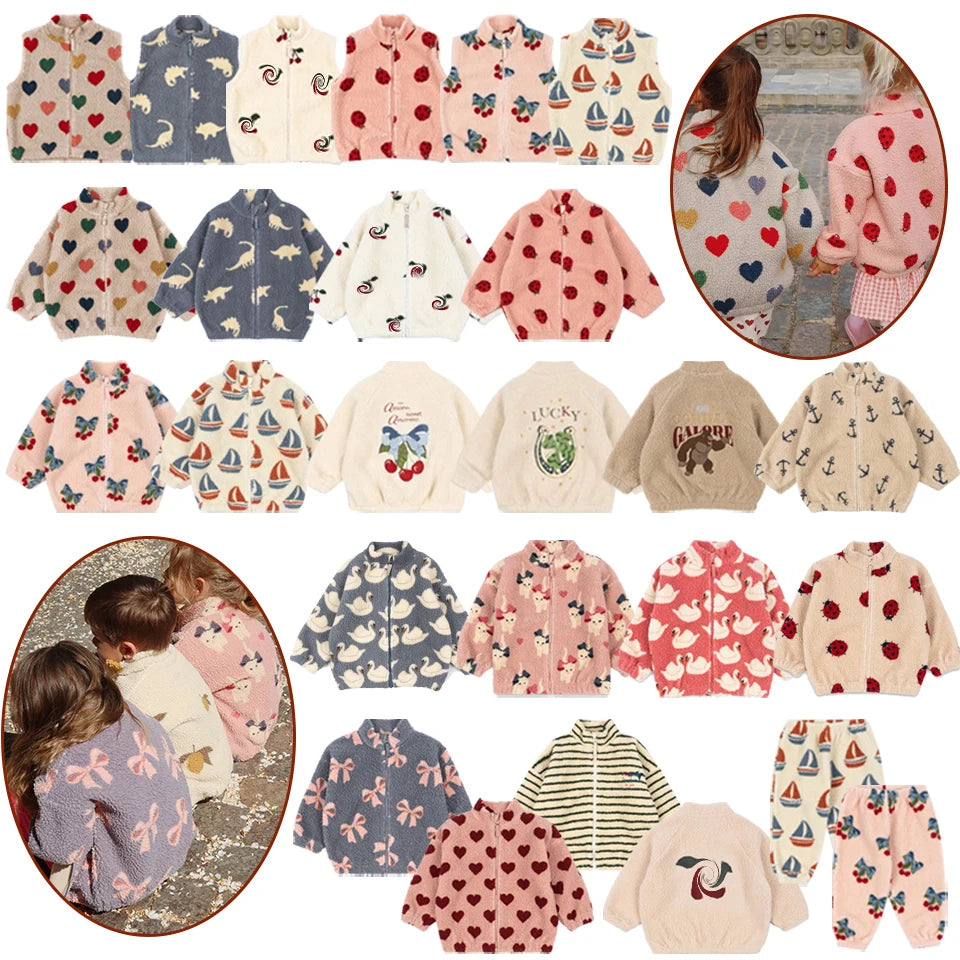 Cosy Cartoon Kids Winter Coat