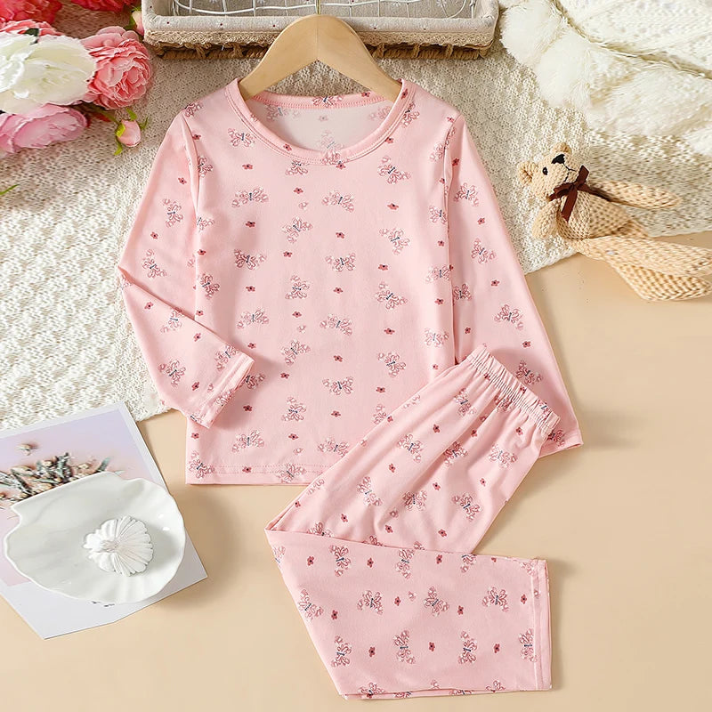 Cute Bear Print Shorts Pyjama Set