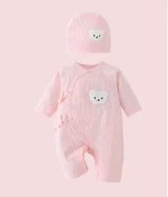 Cute Bear Baby Romper with Hat