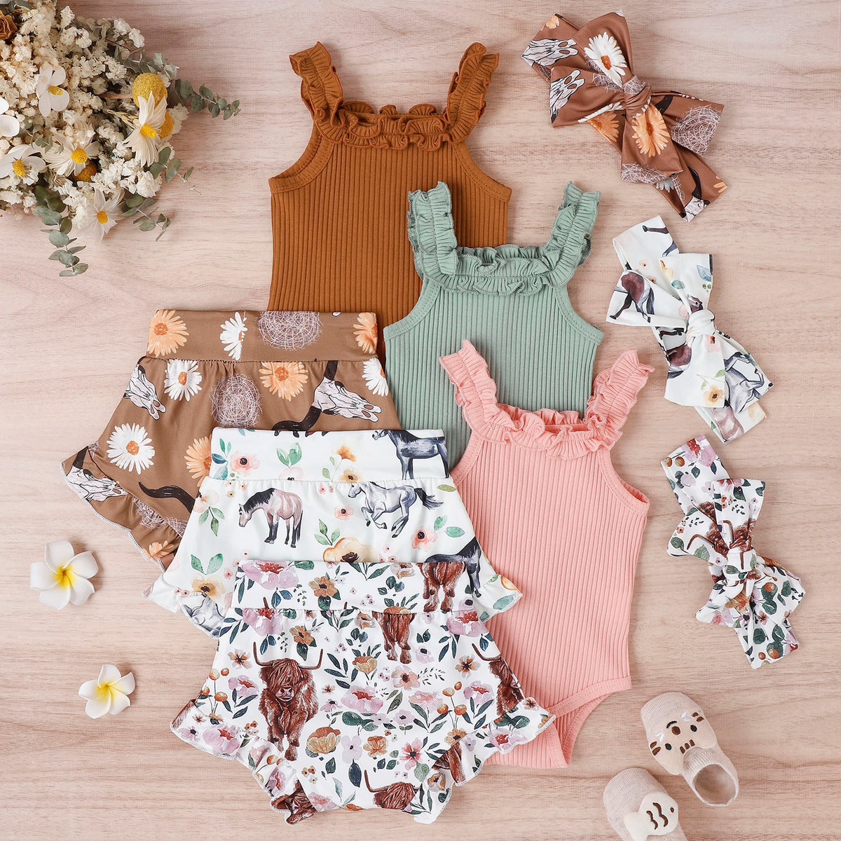 Citgeett Summer Infant Baby Girl Pants Suit Casual Party Off