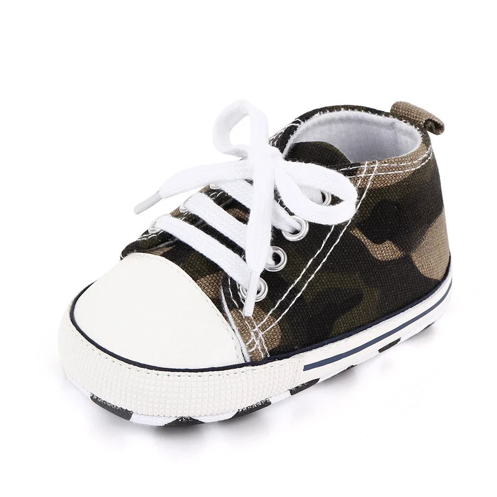 Baby Canvas Classic Sneakers Newborn Print Star Sports Baby