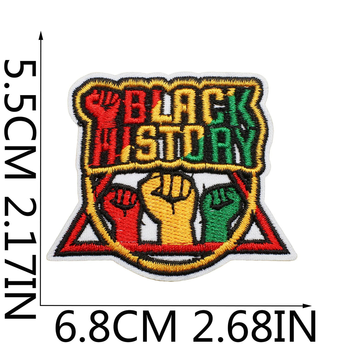 African Heritage Embroidery Patches & Badges