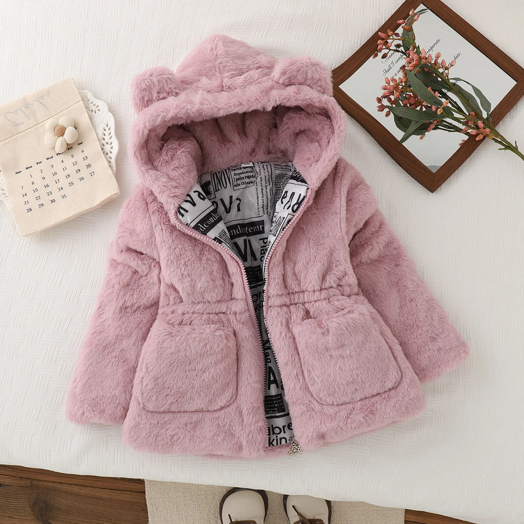 Girls' Cosy Sherpa Fleece Jacket