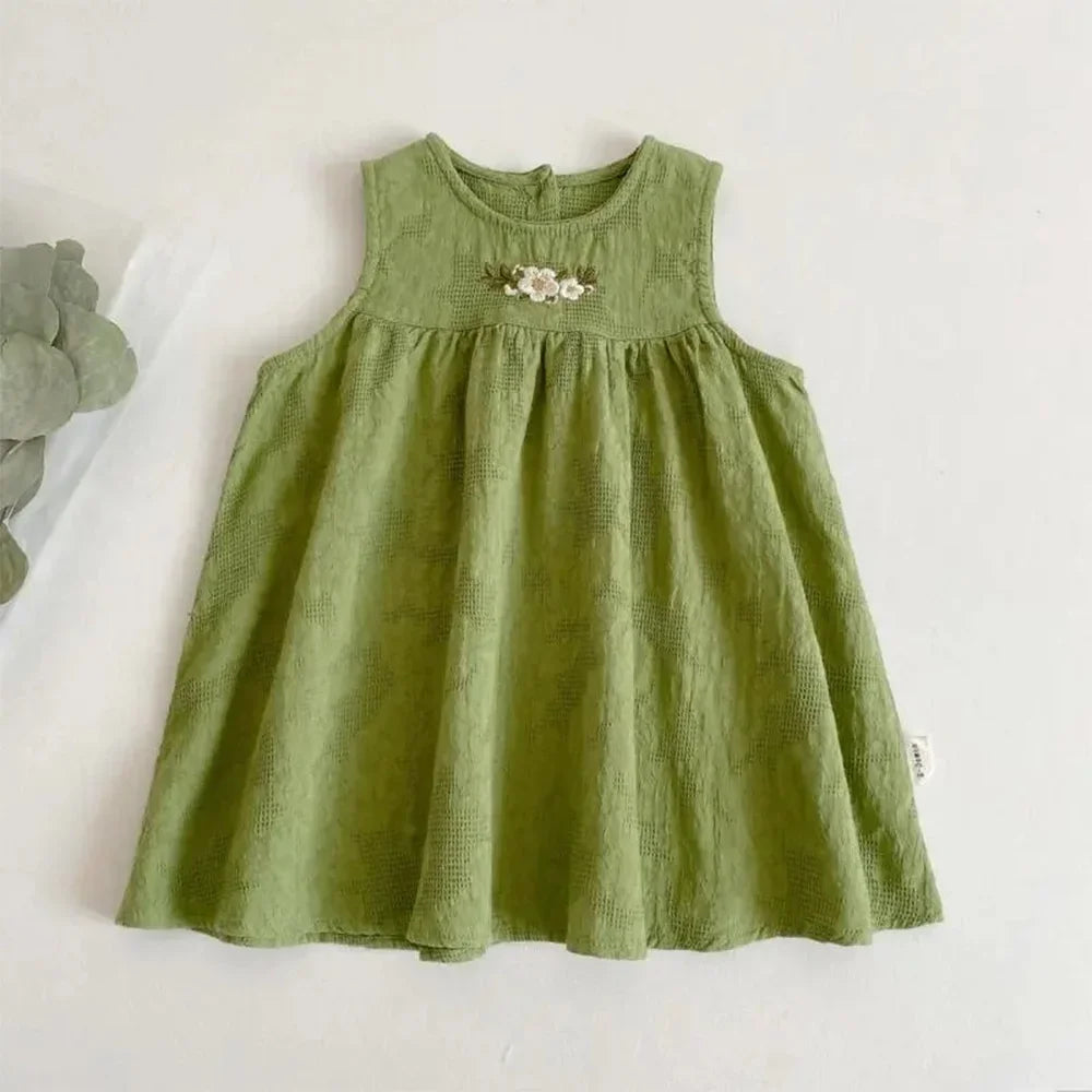 Bear Leader Korean Version Plain Color Girls Casual Dresses