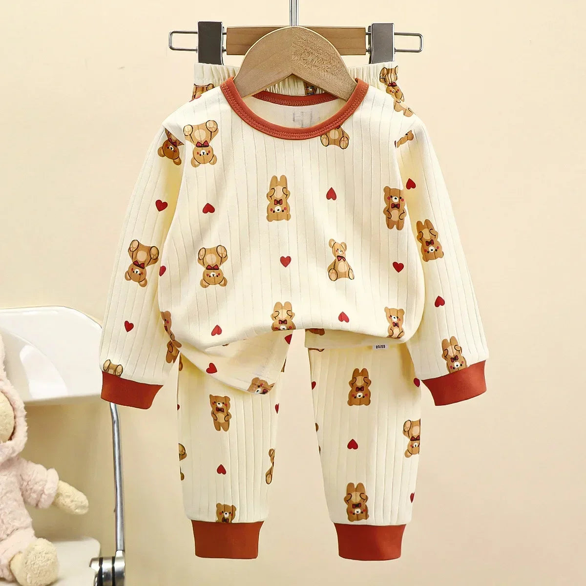 Cute Cartoon Cotton Pyjama Set for Kids