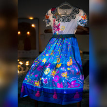Load image into Gallery viewer, Encanto Mirabel Princess LED Light Up Dress for Girls