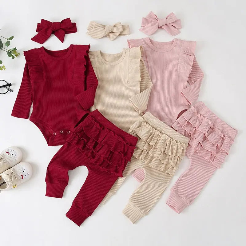 Baby Girl Ruffle Romper & Leggings See:Saw Kids