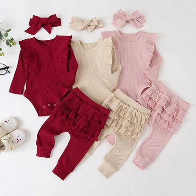 Baby Girl Ruffle Romper & Leggings See:Saw Kids
