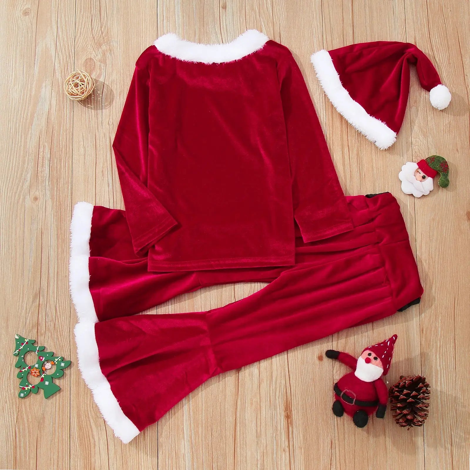 Baby Girls Christmas Santa Outfit See:Saw Kids