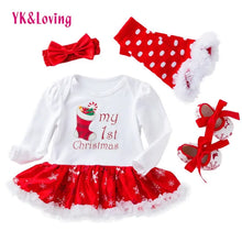 Load image into Gallery viewer, Baby&#39;s 1st Christmas 4PCS See:Saw Kids