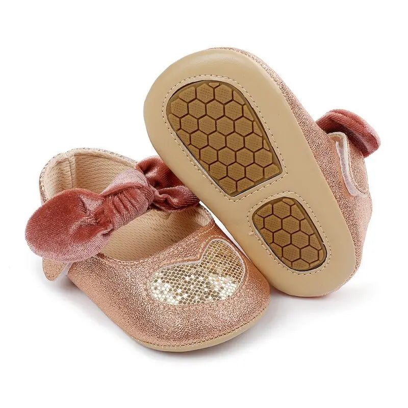 Bowknot Rivet Princess Shoes See:Saw Kids