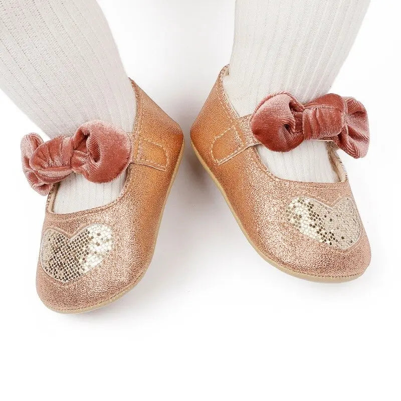 Bowknot Rivet Princess Shoes See:Saw Kids