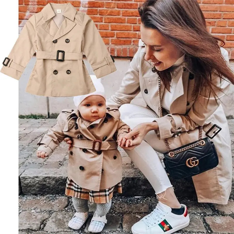 Girls Trench Coat See:Saw Kids