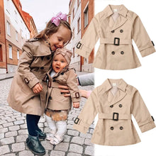 Load image into Gallery viewer, Girls Trench Coat See:Saw Kids