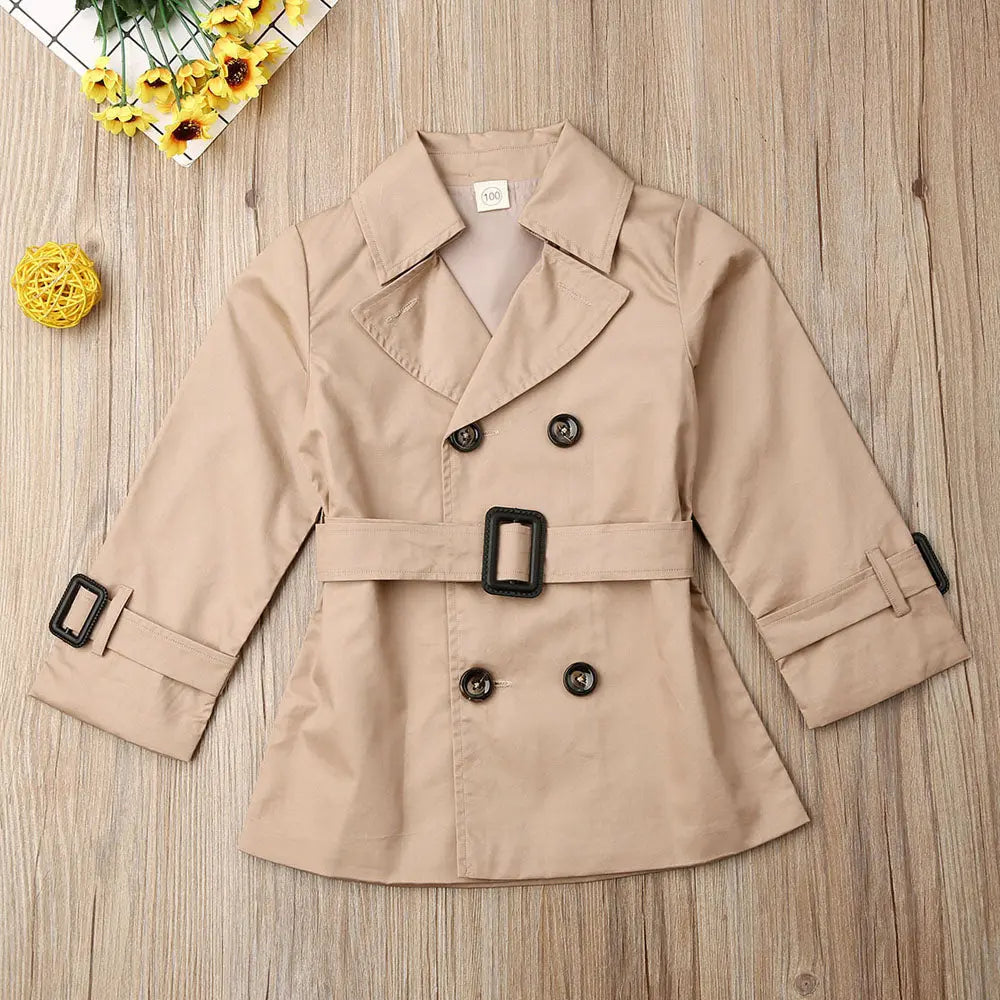 Girls Trench Coat See:Saw Kids