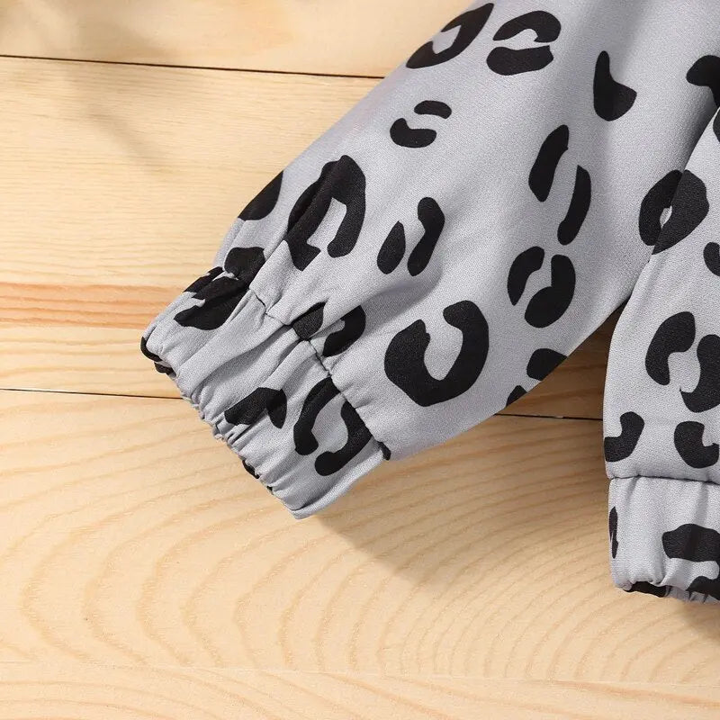 Leopard Print Hoodie & Skirt See:Saw Kids