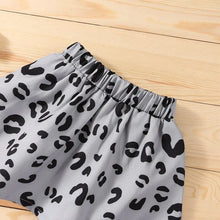 Load image into Gallery viewer, Leopard Print Hoodie &amp; Skirt See:Saw Kids