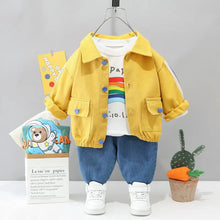 Load image into Gallery viewer, Malibu Rainbow 3 Piece Outfit See:Saw Kids