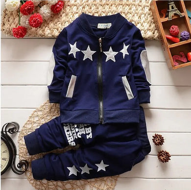 Navy Star Tracksuit See:Saw Kids