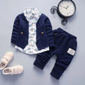 Navy Suit with Floral Shirt See:Saw Kids