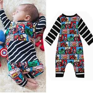 Newborn Superhero Jumpsuit 0-24month See:Saw Kids