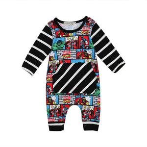 Newborn Superhero Jumpsuit 0-24month See:Saw Kids