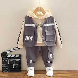Oh Boy Combat Black 3 piece Outfit See:Saw Kids