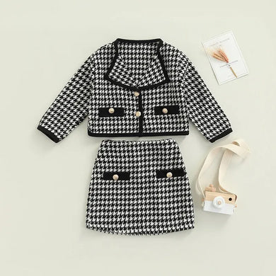 Plaid Jacket & Skirt Outfit See:Saw Kids
