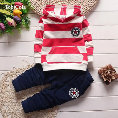 Red Stripped Tracksuit See:Saw Kids