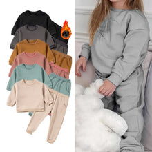 Load image into Gallery viewer, Hoodies and Pants Minimalist Set  Boys and Girls