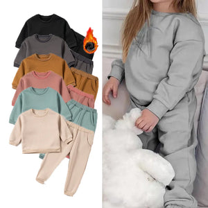 Hoodies and Pants Minimalist Set  Boys and Girls