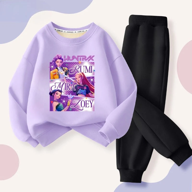 KPop Demon Hunters Girls Print Tracksuit