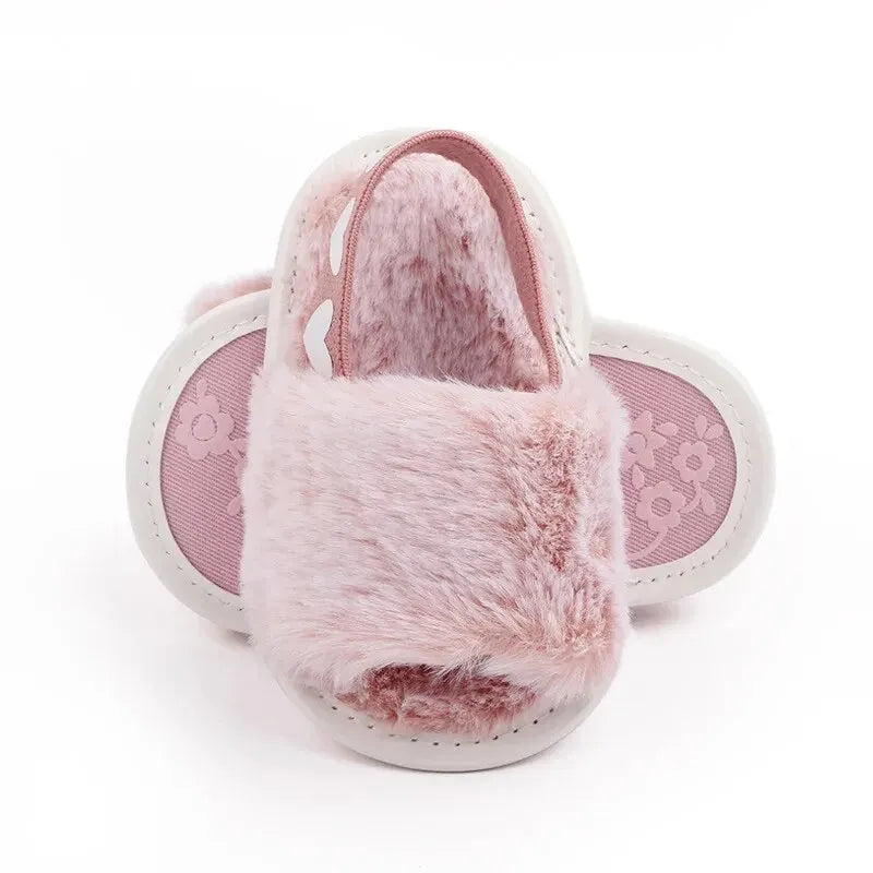 Fur Baby Breathable Soft Sandals