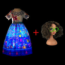 Load image into Gallery viewer, Encanto Mirabel Princess LED Light Up Dress for Girls