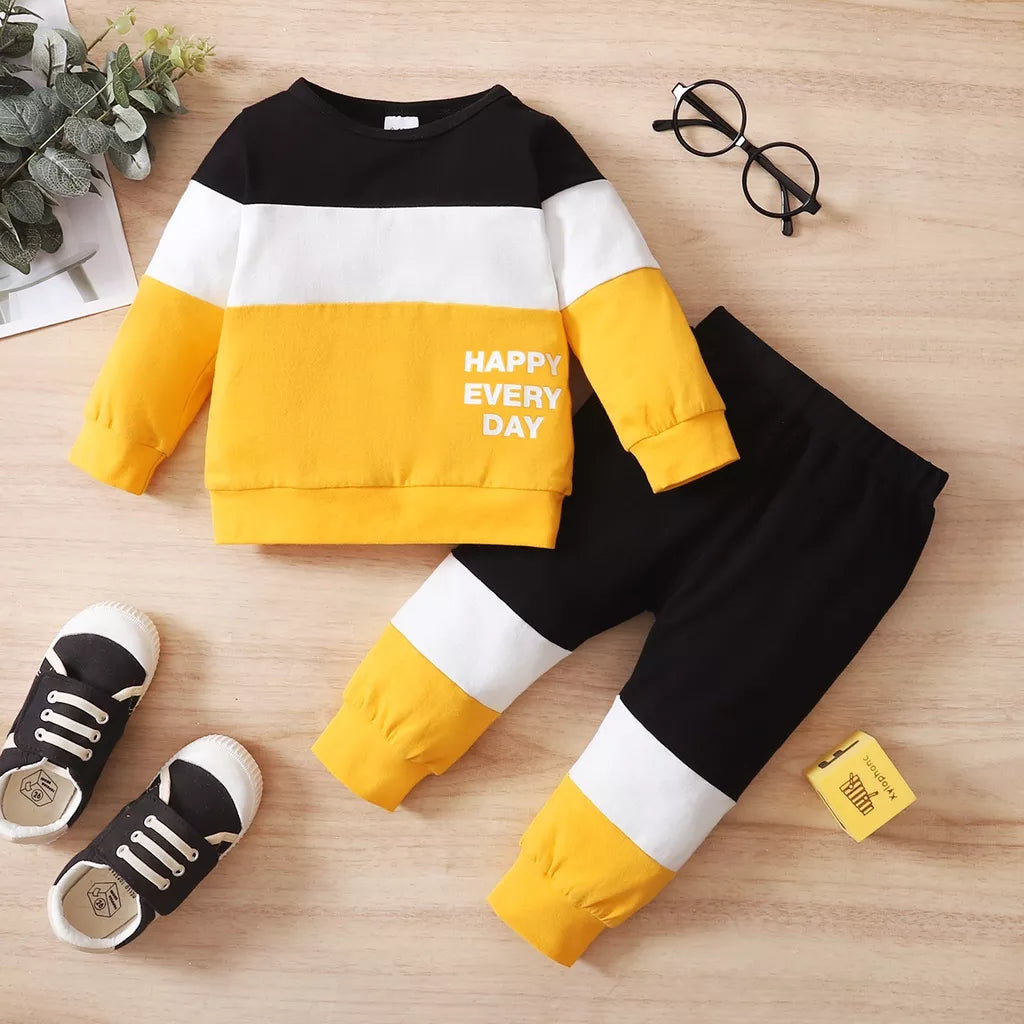 Stripe boys tracksuit set | See:Saw Kids