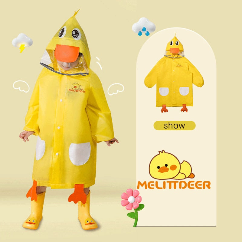 Children's Cartoon Raincoat