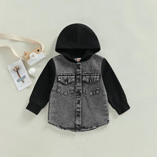 Load image into Gallery viewer, Toddler Patchwork Denim Jacket