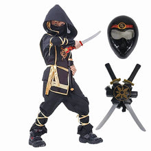 Load image into Gallery viewer, Black Ninja Costume Anime Ninja Set