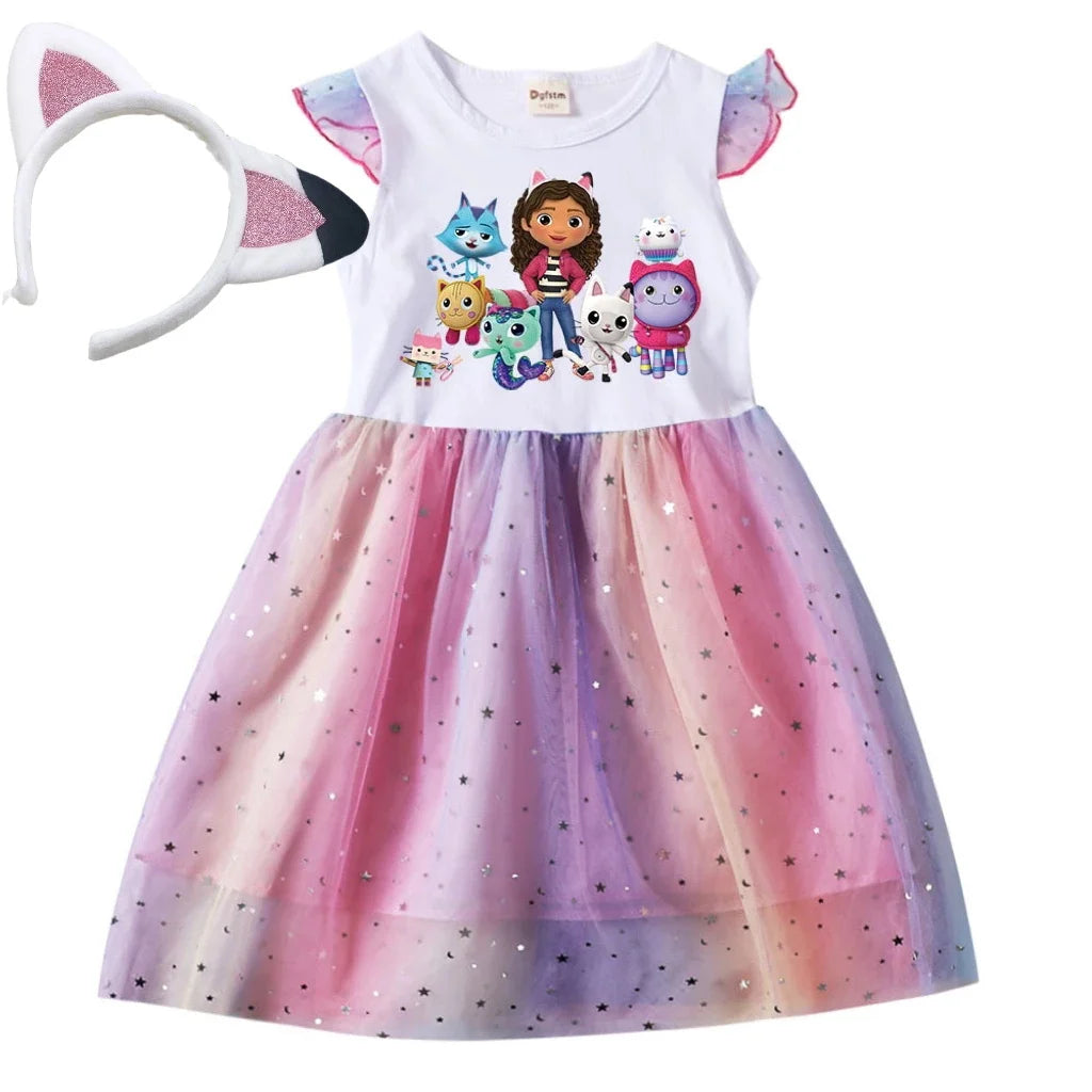 Gabby Dollhouse dress children's cartoon outfit | See:Saw Kids