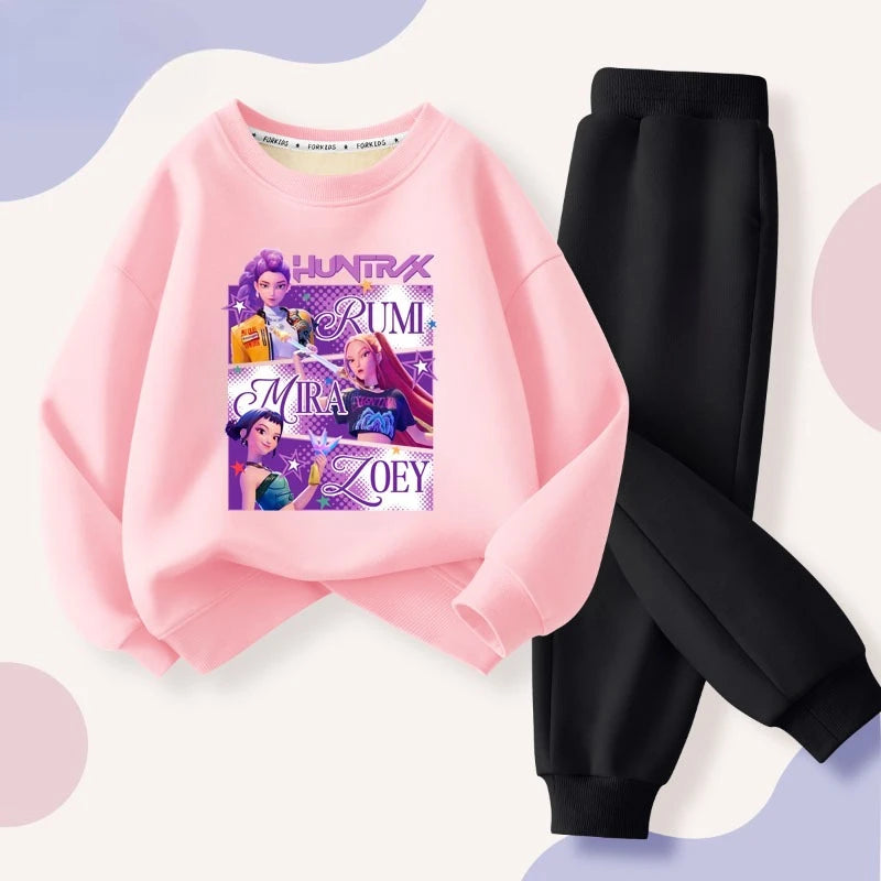 KPop Demon Hunters Girls Print Tracksuit