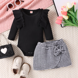 Toddler Formal Plaid & Frills