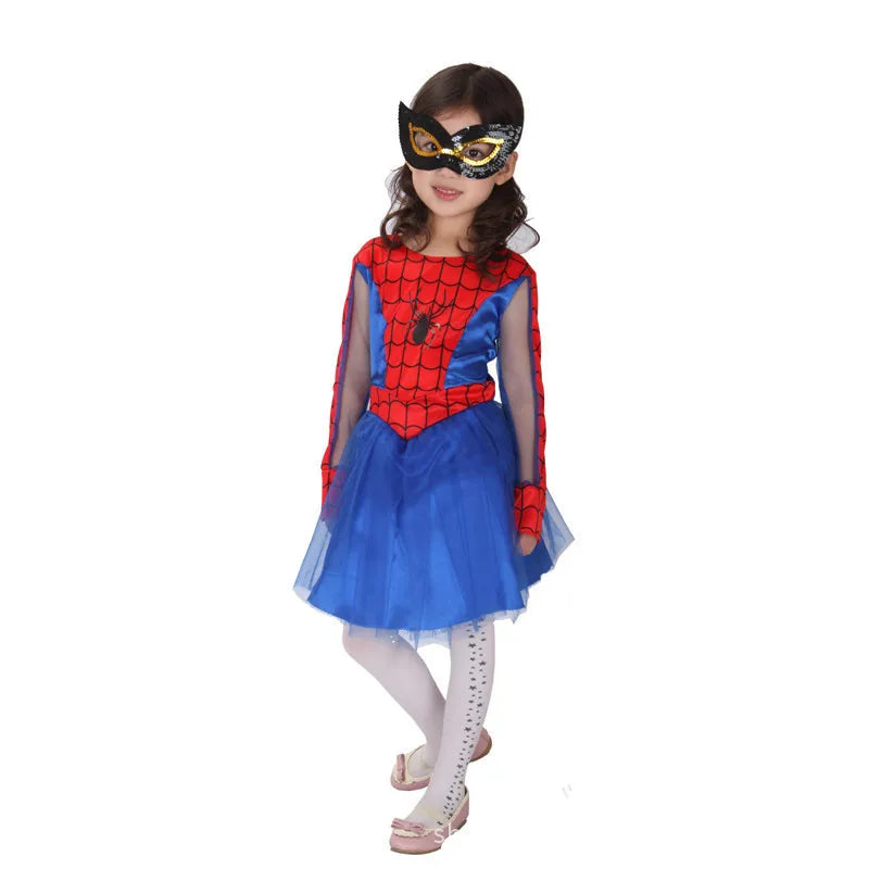 Spiderman Cosplay Dress Kids Clothes