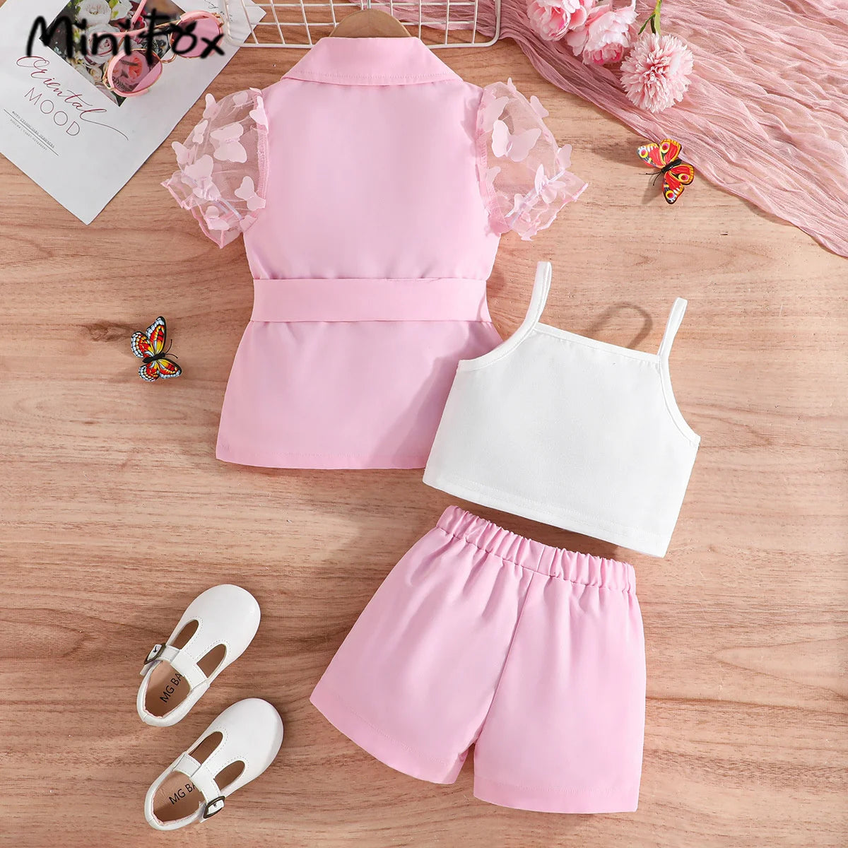 Kids Clothes Girls Blazer &Shorts Sets
