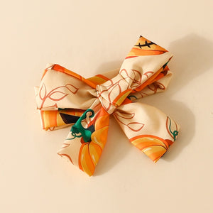 Halloween Pumpkin Suspender Skirt Headband
